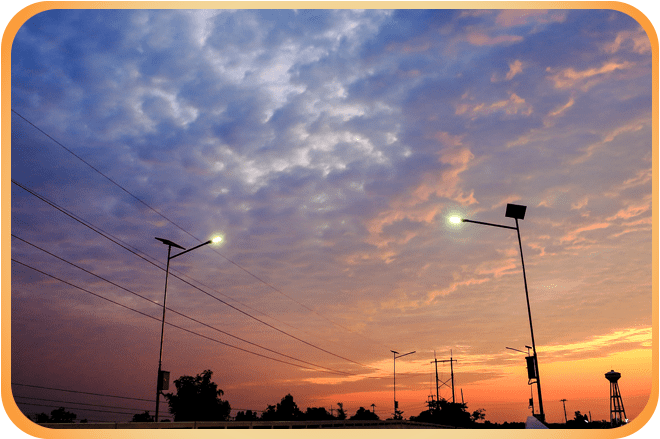 Bases de concreto para postes solares